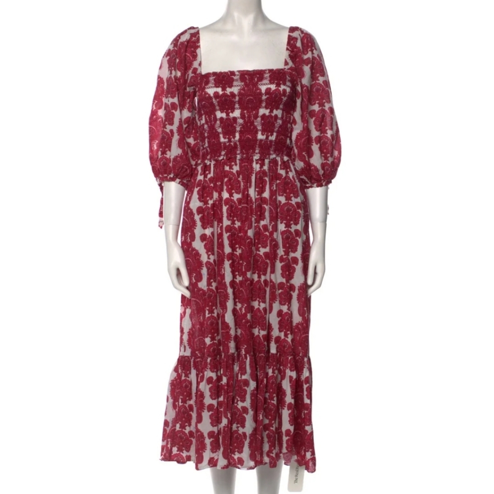 Cara Cara Jazzy Dress in Red Paisley - Picture 2 of 5